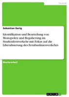 Sebastian Gerig | Identifikation Und Beurteilung Von Monopolen Und...