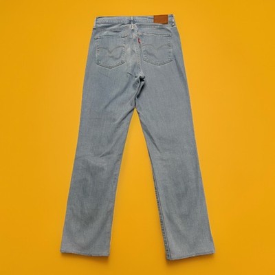 Levi s 724 High Rise Straight Jeans Damen W28 (Gekürzt) #AA5-15