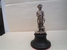LORD NELSON  Superb antique silvered metal figure by GIEVES Old Bond St London