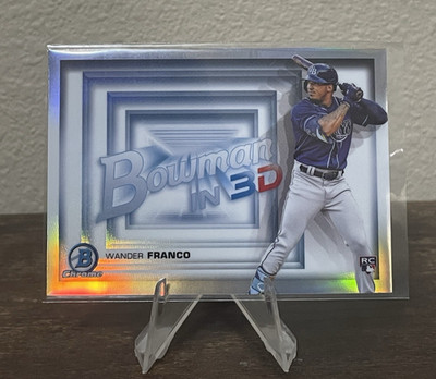 2022 Bowman Wander Franco Bowman in 3D #B3D-1 Tampa Bay Rays