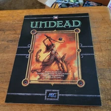 Dungeons and Dragons Undead Sourcebook d20 System RPG AEG SC D&D Roleplaying 3.0