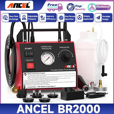 #ad #ad ANCEL BR2000 Brake Fluid Bleeder One Click Exchange Machine Adjustable Pressure $299.99