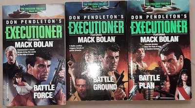 3 Book Trilogy - Don Pendelton ''The Executioner'' The Freedom Trilogy''