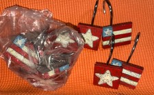 Chesapeake Pointe Betterley/Applejack Shower Hooks 2000 Set Of 12 Used
