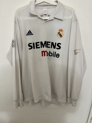 SOLARI，2002/03 REAL MADRID LA LIGA MATCH CENTENARY UN WORN SHIRT JERSEY