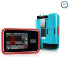Easy Access Turquoise Plastic Case for t:case Insulin Pump Lightweight Design