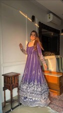 TOP LENGHA INDIAN WEDDING PARTY PAKISTANI DESIGNER WEAR BOLLYWOOD FULLYSTITCHE