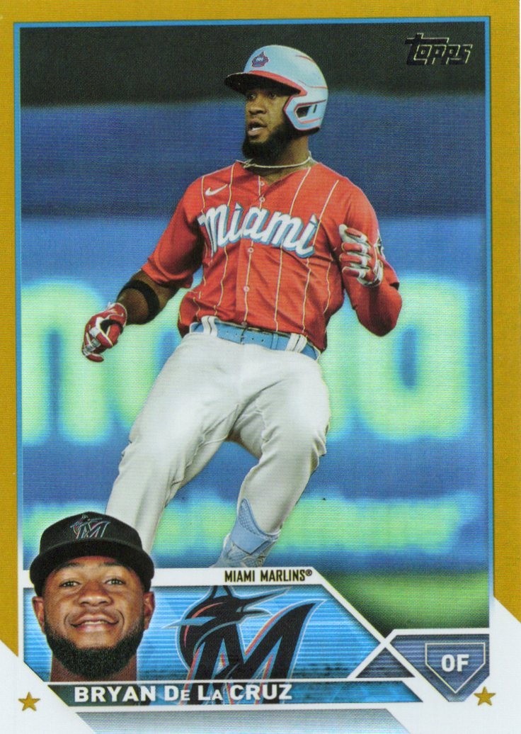 2023 Topps Series 2 - Bryan De La Cruz #599 Gold Foil