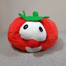 Veggie Tales Plush Bob Tomato Cartoon Stuffed Animal 8" Big Idea C R Gibson
