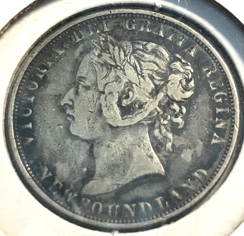 1898 Newfoundland 50 Cents — photo from the most recent tracked eBay sale