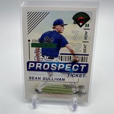 2024 Panini Prospect Edition Baseball Sean Sullivan /199 Bronze Prospect Ticket