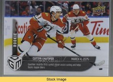 2024-25 Upper Deck Game Dated Moments Rookie Cutter Gauthier #59 READ 16ma