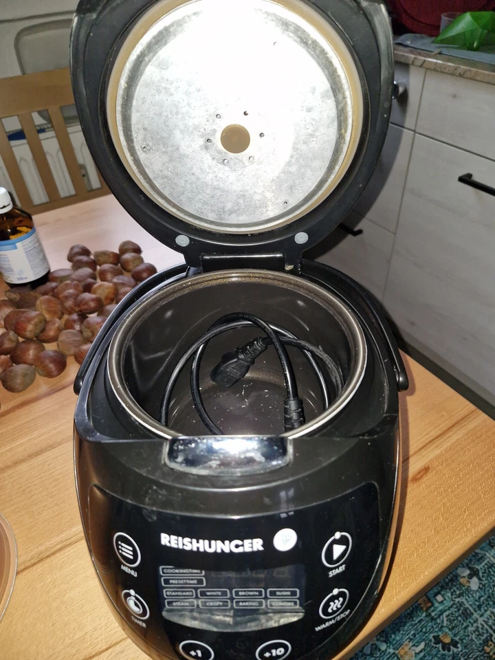 Reishunger Reiskocher Mit 2 Behälter Zum Reiskochen