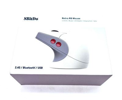 NEW 8BitDo N Edition Wireless Retro R8 Mouse With Charging Dock