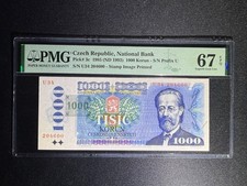 CZECH, 1000 KORUN,PMG 67E, 1985(ND 1993),PICK 3c