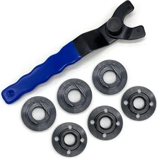 Hozzwhoo Grinder Angle Spanner Wrench Flange Nut, 4.5 Inch 5 Inch 5/8-11, 1PC...