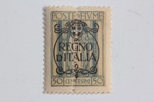 Timbres Italie Fiume Regno D'Italia 1924 var dentelure verticale neuf* (58542)
