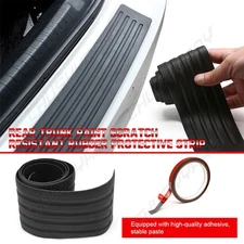 Carbon Fiber Car Rear Bumper Trunk Protector Corner Trim Sticker Car Accessories