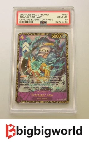 2024 OPCG Trafalgar Law ST10-010 Official Event Top Prize PSA 10