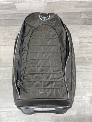 Osprey Vector High Road Chassis Rolling Carry-On Luggage Wheeled Suitcase Gray