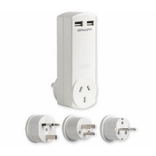 HPM 4.2A USB Adaptor with Charger World Travel Pack Car Wiring Adapter
