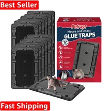 Glue Mouse Traps Indoor for Home -12 Pack Sticky MouseTraps Indoor for Safe H...