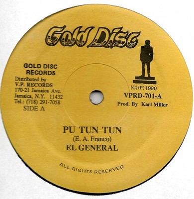 El General - Pu Tun Tun - Vinyl Record (12'') - NM or M-/Generic