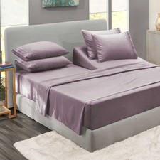 Flex Top King Sheets - Hotel Luxury 6 Piece Bed Sheets for Top Split King Bed...