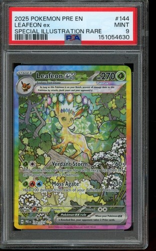 Leafeon ex graded PSA 9 for sale on eBay