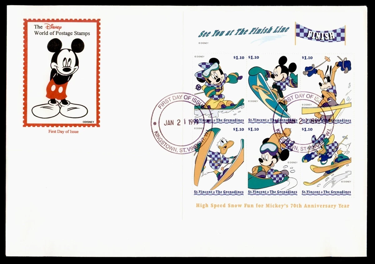 Disney St Vincentian Stamps for sale | eBay