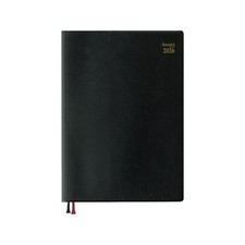 Daigo 2026 Planner, Appointment Weekly, Horizontal, A5, Black, E1338, 2025, Sta 