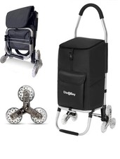 Ultra-Lightweight Foldable Stair-Climbing Shopping Cart for Groceries - 42L C...