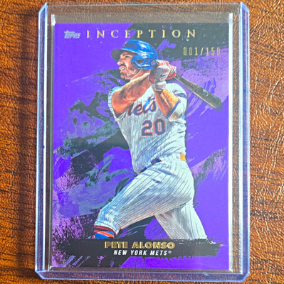 Topps 2021 Inception Pete Alonso New York Mets #49 Purple Parallel /150