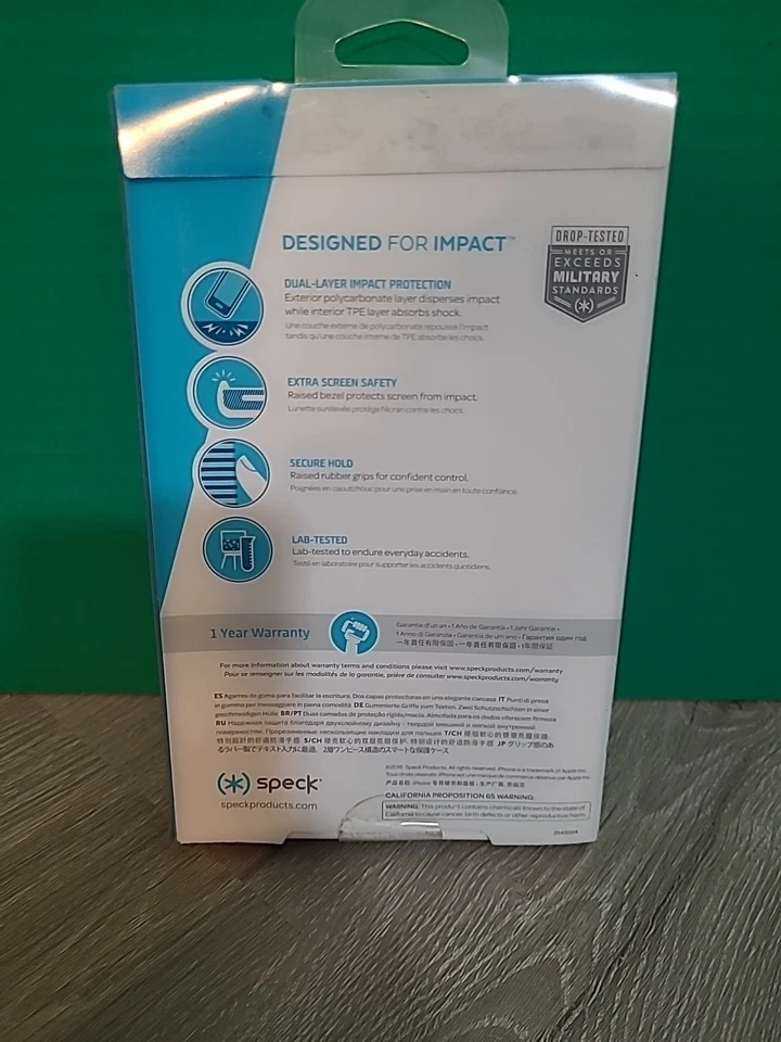 Funda Speck Candyshell Grip para iPhone 7/6/6S Plus 5.5" Rosa Naranja/Gris Pizarra  Foto 2 de 2