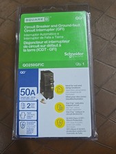 Square D QO 50 Amp 2-Pole GFCI Circuit Breaker QO250GFIC - NEW SEALED FREE SHIP