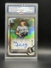 2022 Bowman Draft Chrome 1st Refractor AUTO /499 Noah Schultz PCG GEM MINT 10