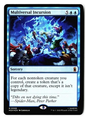 Multiversal Incursion 68 Mythic Marvel Super Heroes Magic: The Gathering Foil