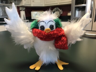 Annalee Cozy Christmas Owl Doll #750112 White 4'' From 2012