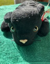 Ty Beanie Babies Velvet Panther NEW 4th Generation PVC 1995 Canadian 2 Tush Tags