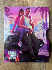 CUSTOM GTA Grand Theft Auto VI 6 Steel Metal Slipcover Slipcase *NEW*