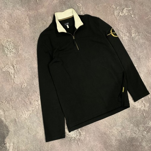 Armani Jeans Vintage Men's Zip 1/3 Sweater Size L - Picture 2 of 20