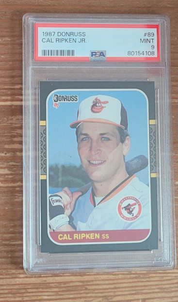 1987 Donruss #89 Cal Ripken Jr PSA 9 Baltimore Orioles (B)