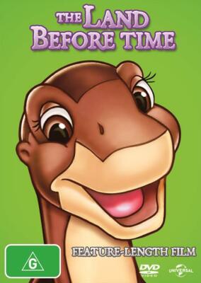 The Land Before Time DVD 1988 Animated Family Movie Region 2/4 PAL Classic