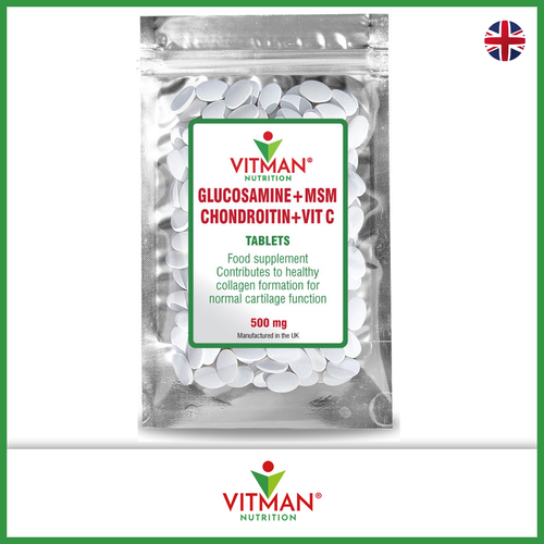 Glucosamine Chondroitin MSM & Vitamin C Tablets Joint & Bone Care Protection eBay