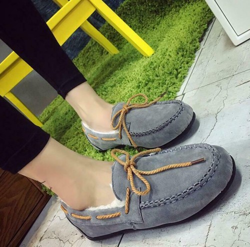 Faux Fur Lined Loafers | eBay