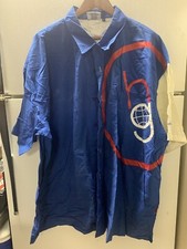 Harlem Globetrotters Platnium FuBu Button Up Shirt Size XXXL Basketball