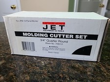Juego de cortador de moldeo JET Tools 3/4"" CUARTO REDONDO para cepilladora/moldeadora JPM-13 NUEVO DE STOCK