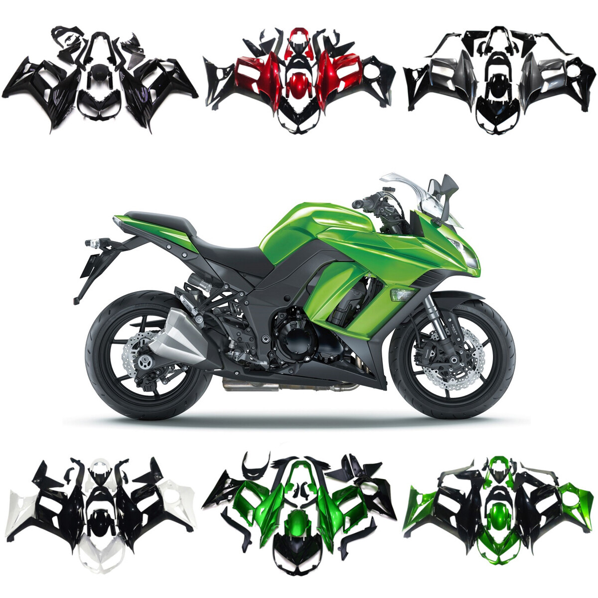 Bodywork For Kawasaki Z1000SX/Ninja 1000 2010 2011 12 13 2014 2015 ABS Fairings
