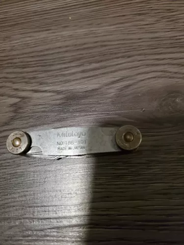 Mitutoyo 186 101 Radius Gage Set 1/32-1/4"