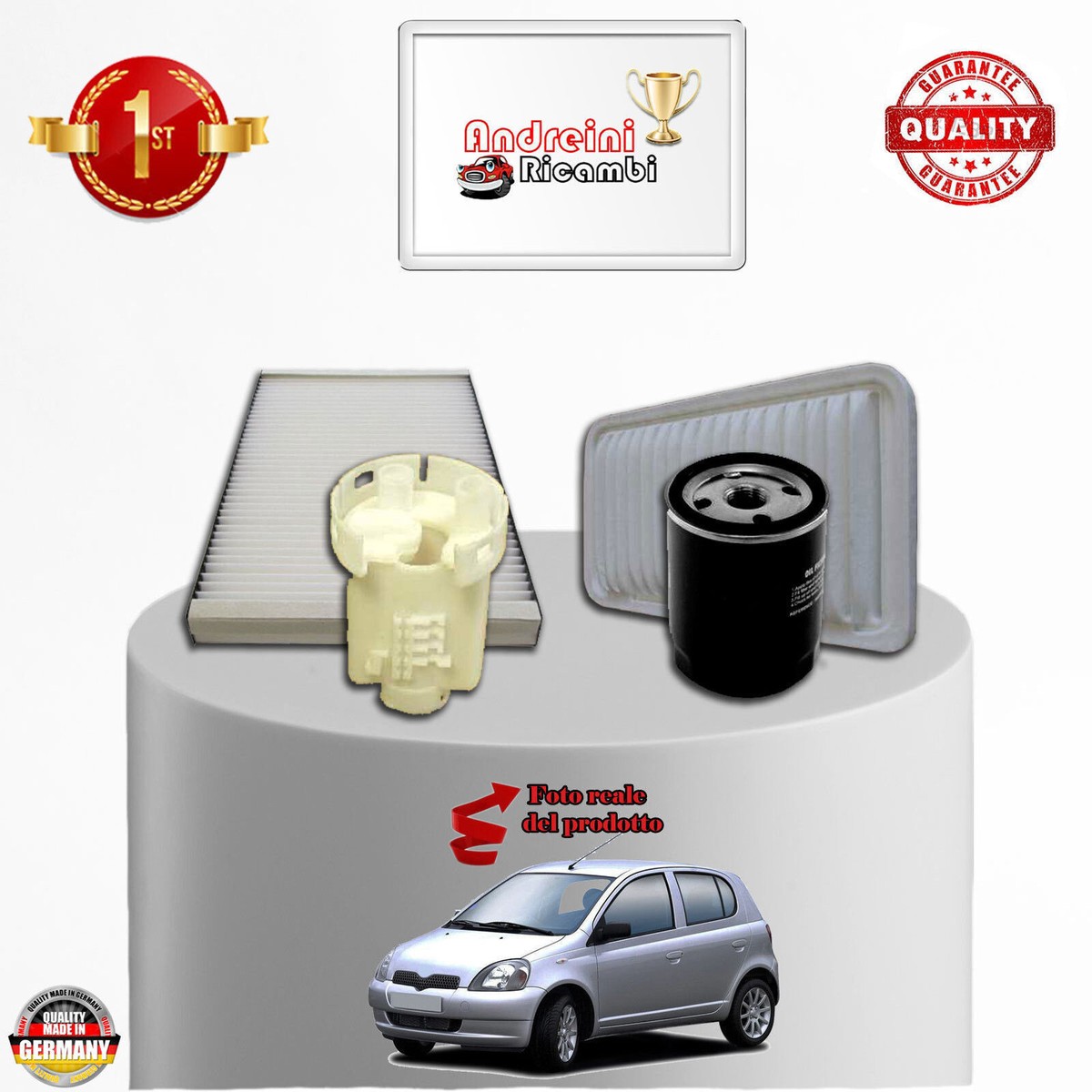 Kit Tagliando Yaris D4D Toyota Yaris Verso 1.4 D-4D 2001-2005 Prod